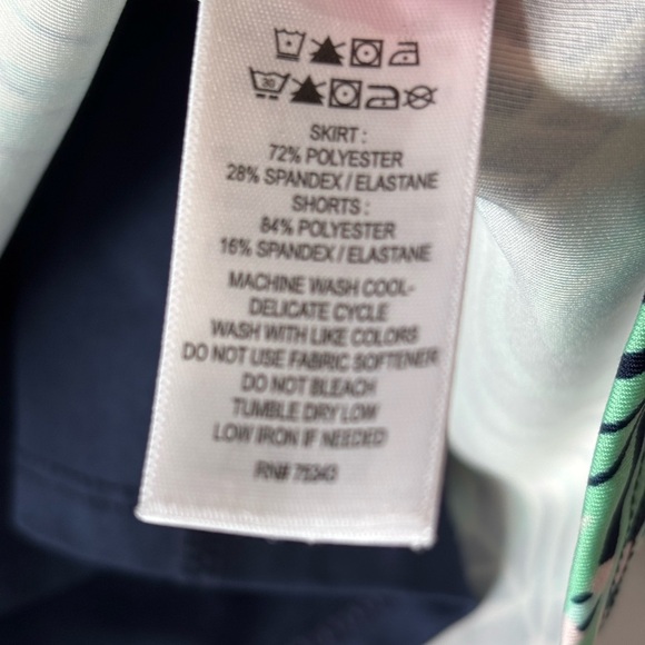 Tommy Bahama Golf Women’s Skort Palm Print Stretch Performance Pocket Size L - Picture 9 of 9